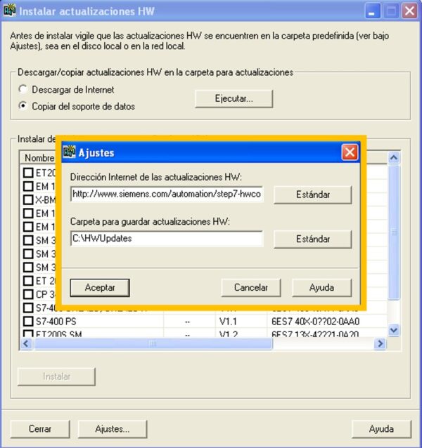 ¿Cómo actualizar el catálogo de hardware en Siemens STEP 7?